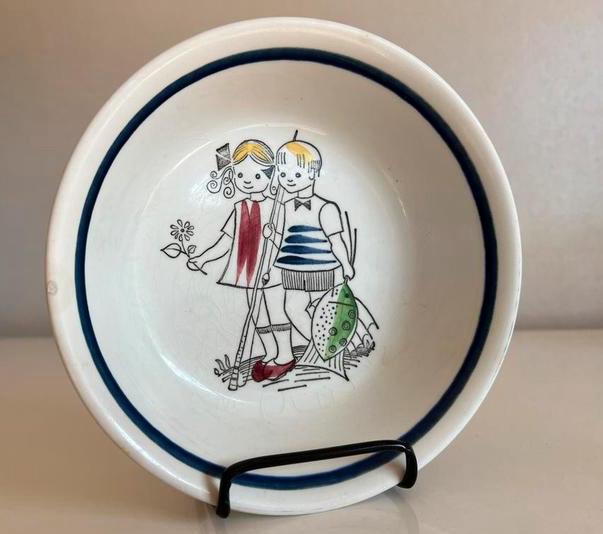 Vintage Rörstrand ‘Firre’ Kinder Papbord Marianne Westman, Ophalen of Verzenden