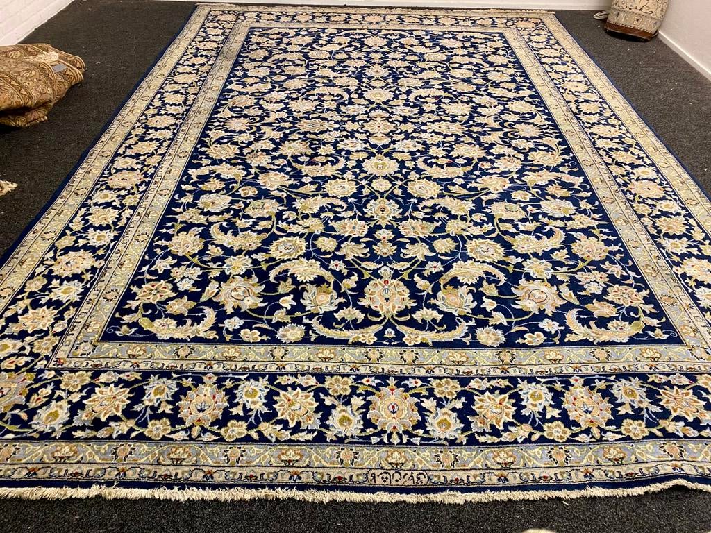 origineel handgeknoopt perzisch kashan tapijt 260x360cm, Gebruikt, ., 200 cm of meer, Ophalen of Verzenden