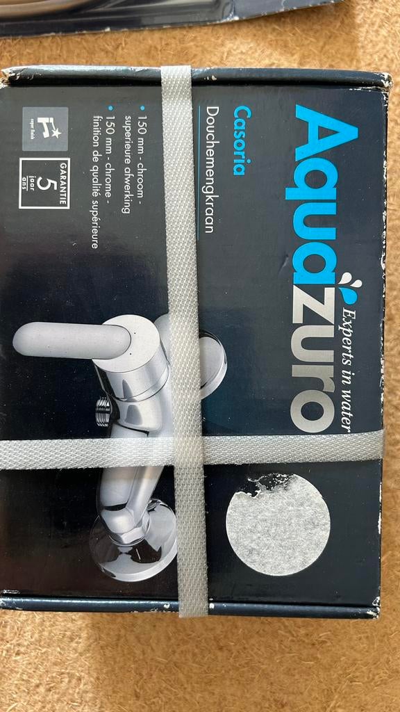 Douchemengkraan aquazurro, Doe-het-zelf en Verbouw, Ophalen, Nieuw, Chroom, Douche