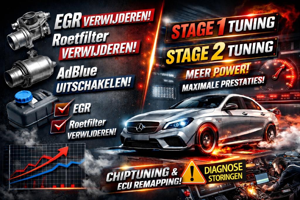 Autotechnisch Expert / Ad blue / EGR / Roetfilter Delete!, Auto diversen, Overige Auto diversen, Ophalen of Verzenden