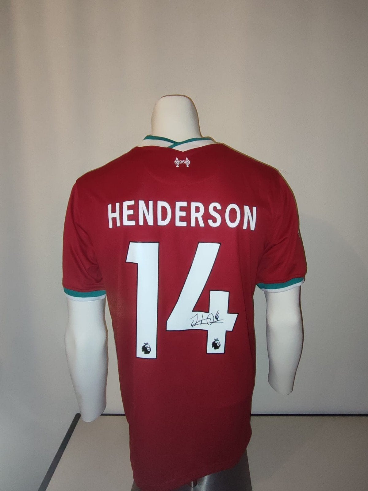Liverpool shirt gesigneerd door Jordan Henderson met  COA, Verzamelen, Ophalen of Verzenden, Nieuw, Buitenlandse clubs, Shirt