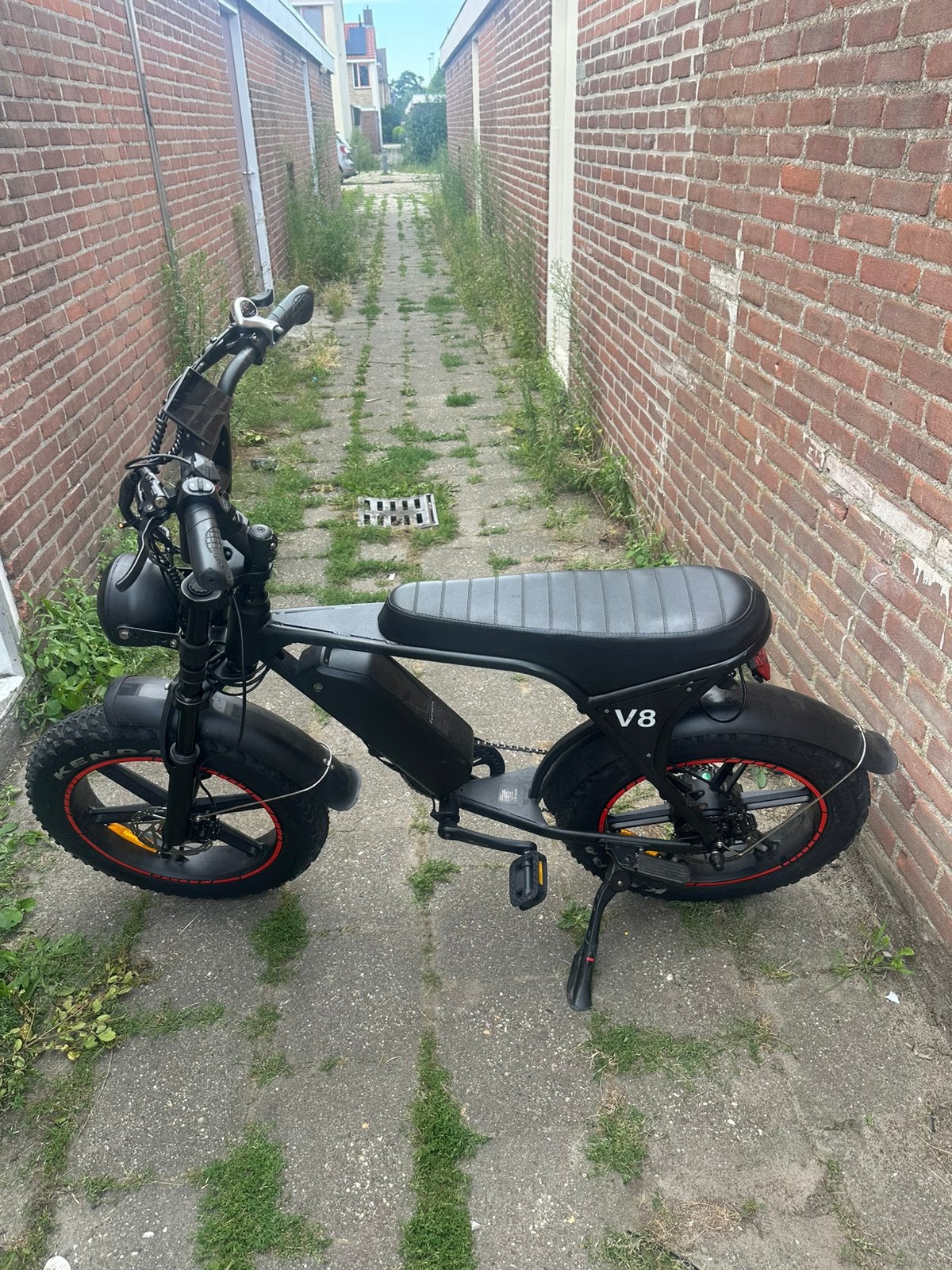V8 fatbike custom, zo goed als nieuw, Ophalen, 7 versnellingen, Maximaal 45 km/u, Zo goed als nieuw