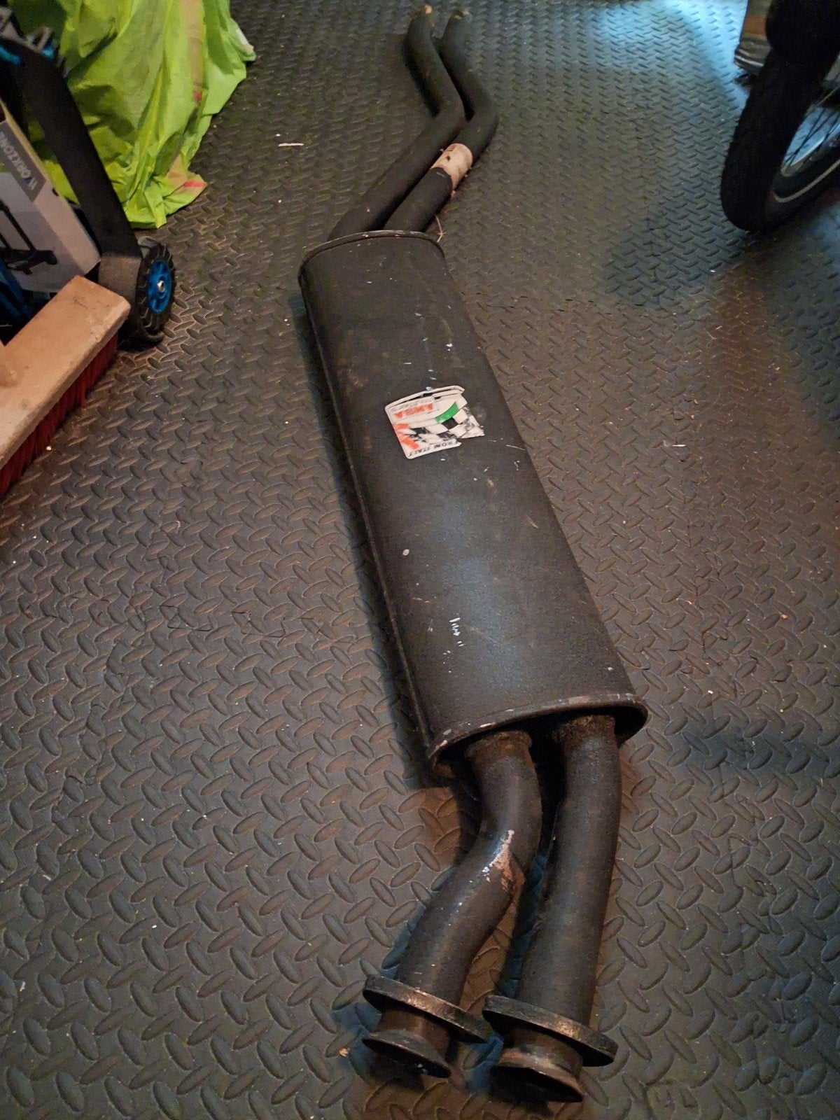 ansa midden demper bmw e 30 type 1  6 cylinder nieuw, Ophalen of Verzenden