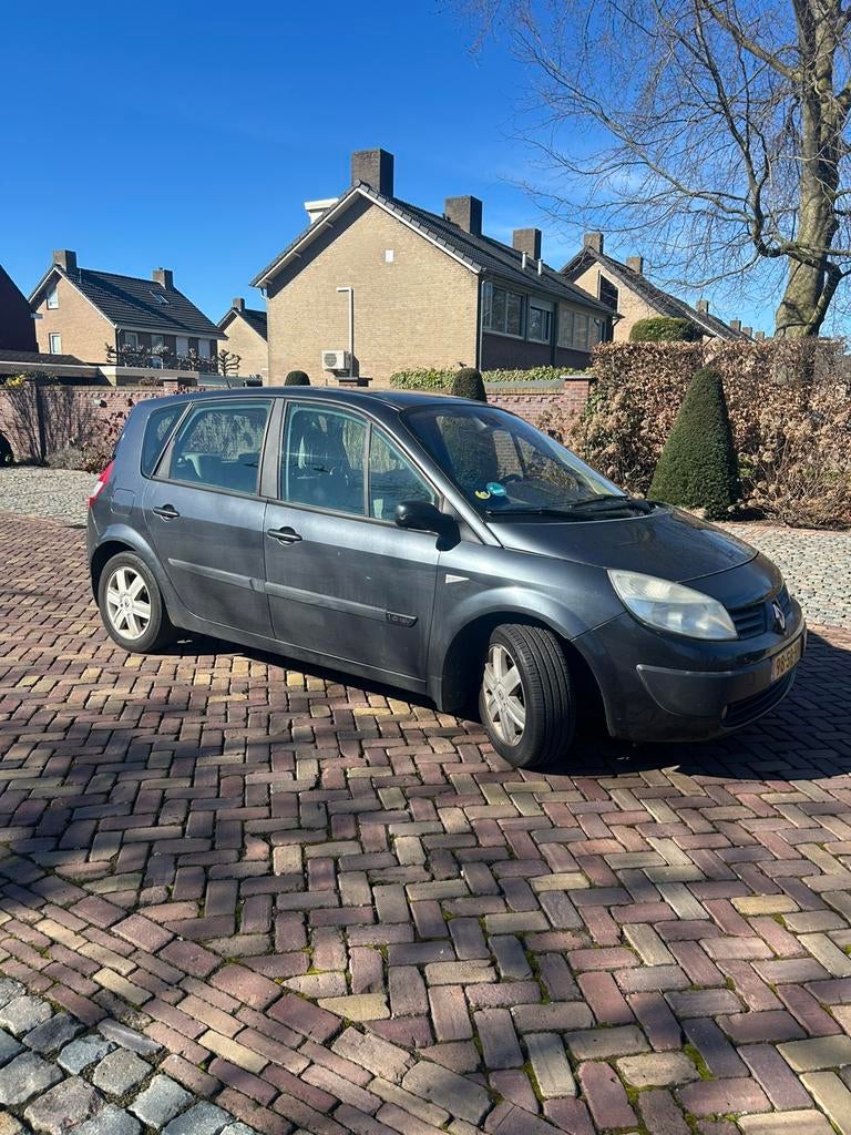 Renault Scénic 1.6 16V 82KW 2005 Grijs (LEES OMSCHRIJVING), Voorwielaandrijving, 1295 kg, 4 cilinders, Grijs