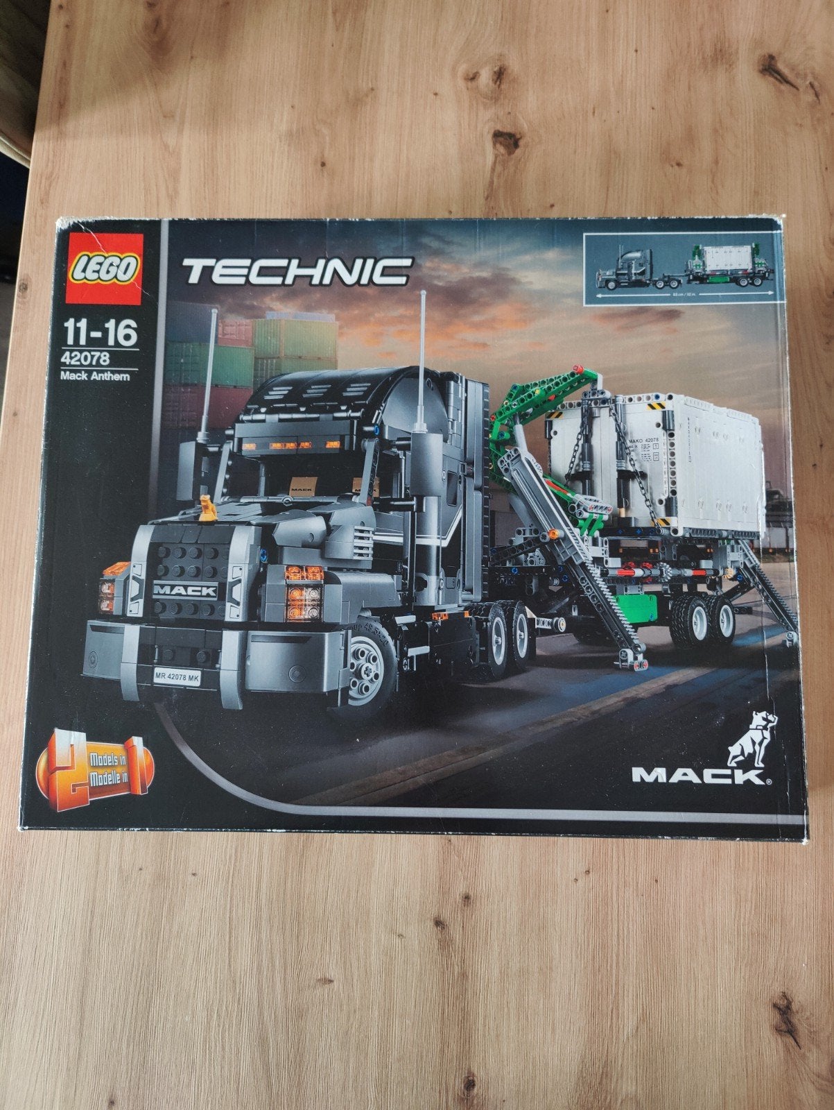 LEGO Technic 42078 Mack Anthem Vrachtwagen, Ophalen of Verzenden, Gebruikt