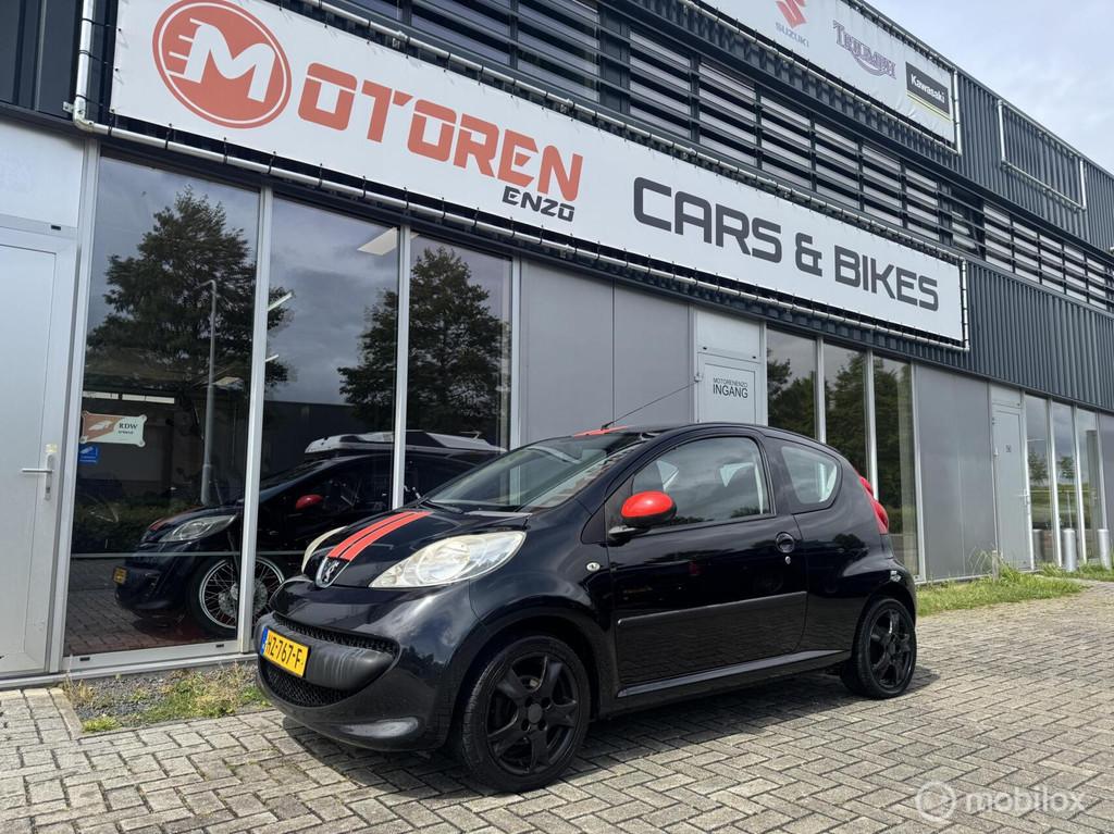 Peugeot 107 1.0-12V airco! Sport uitvoering goed onderhouden, Auto's, Peugeot, Bedrijf, Te koop, ABS, Airbags, Airconditioning