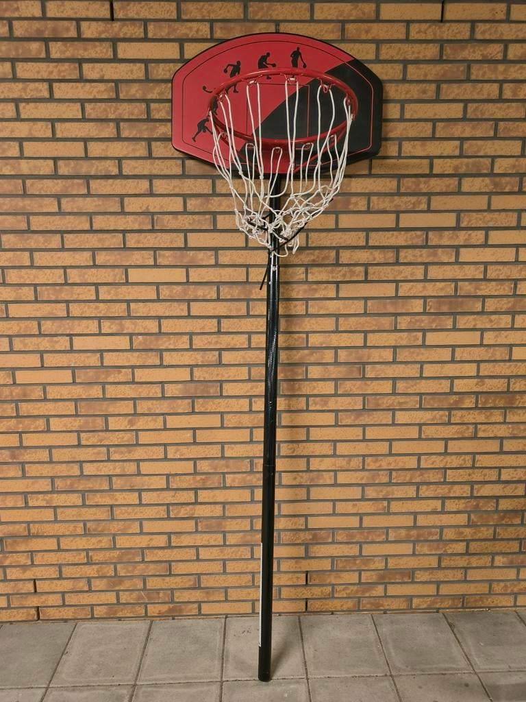 Basketbalrek met bord en ring, Sport en Fitness, Basketbal, Ophalen, Gebruikt, Ring, Bord of Paal