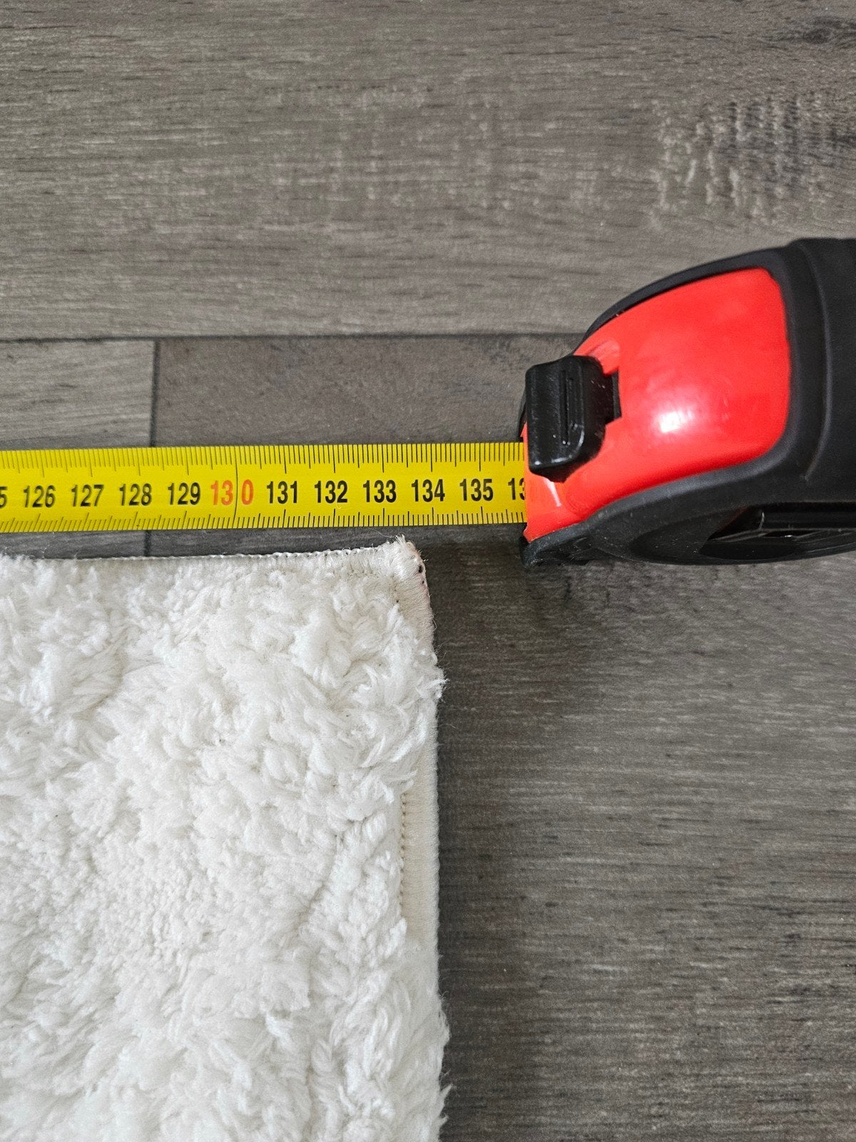 Wit vloerkleed - Zo goed als nieuw, Ophalen, 100 tot 150 cm, Wit, Zo goed als nieuw