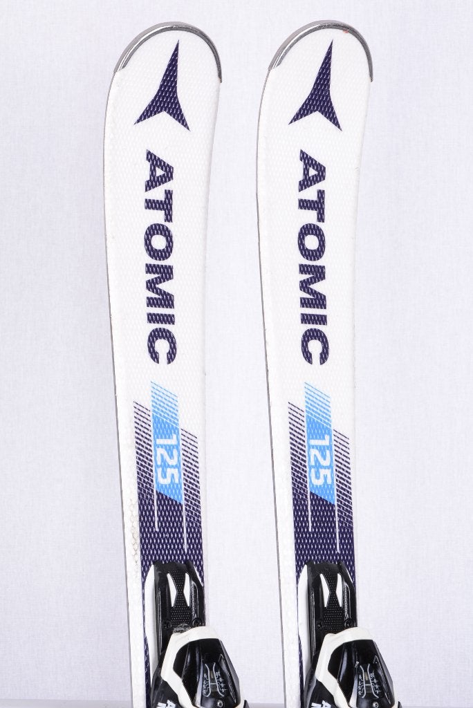 125 ski's ATOMIC ETL, white, piste rocker + Atomic L10, 160 tot 180 cm, Gebruikt, Verzenden, Carve