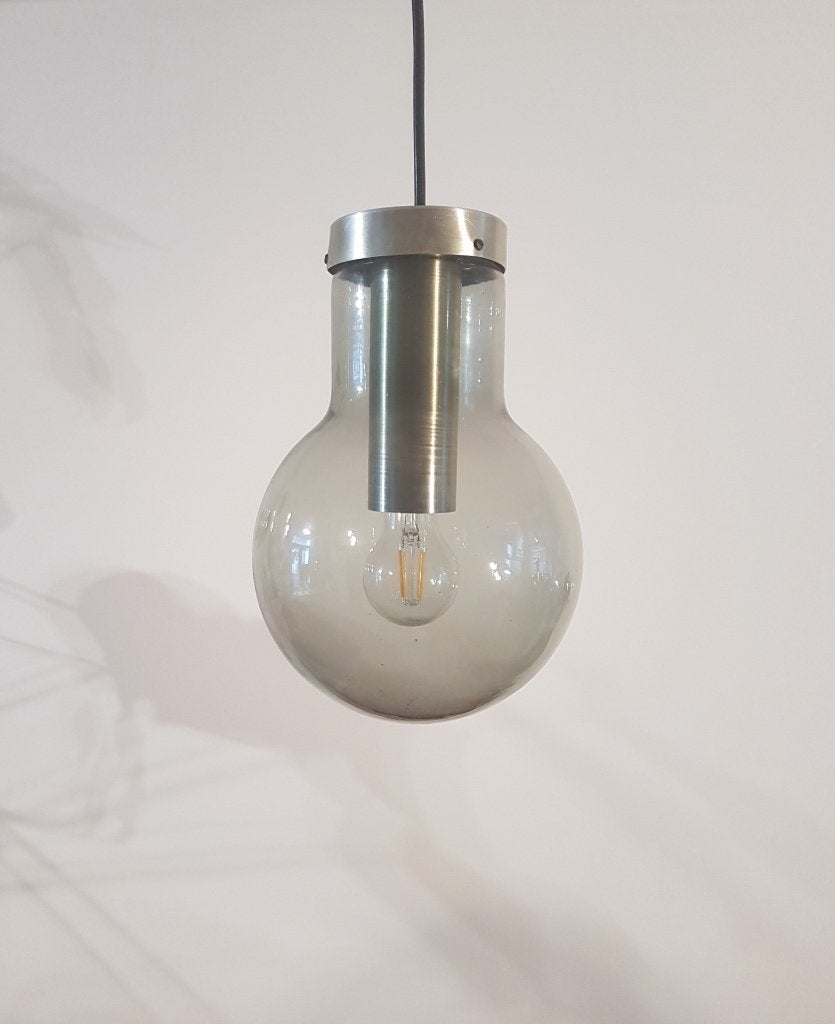 Vintage Raak Maxi Globe hanglamp, Huis en Inrichting, Gebruikt, Ophalen of Verzenden, Glas, Nvt