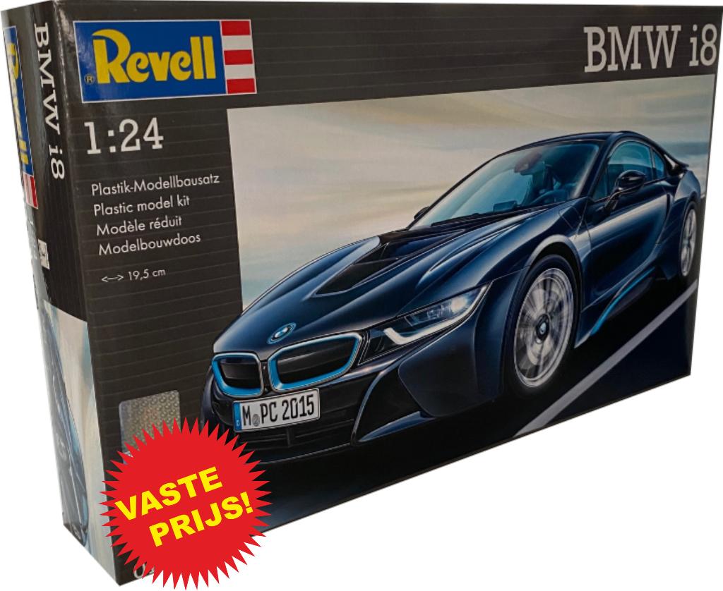 BMW i8 (Revell 07008) 1/24, Auto, Revell, Groter dan 1:32, Nieuw