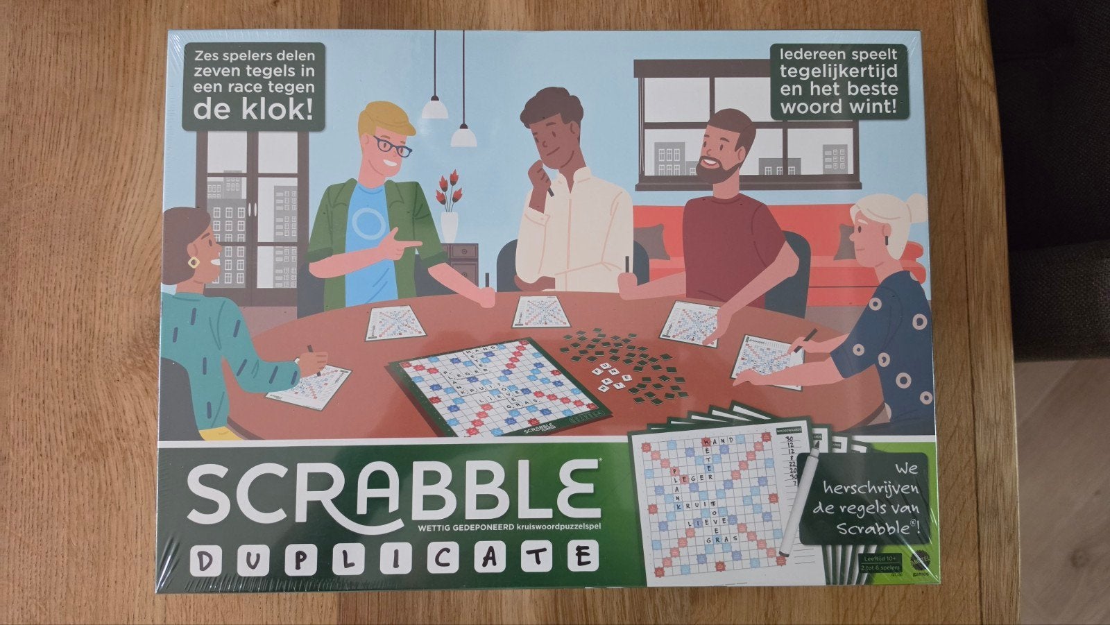 Scrabble Duplicate - Nieuw in verpakking, Vijf spelers of meer, Ophalen of Verzenden, Nieuw, Mattel
