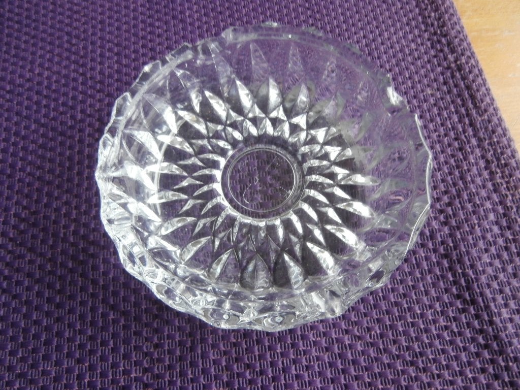 asbak glas glazen asbak sigaretten roken rookwaar sigaret, Verzamelen, Ophalen of Verzenden, Gebruikt, Asbak