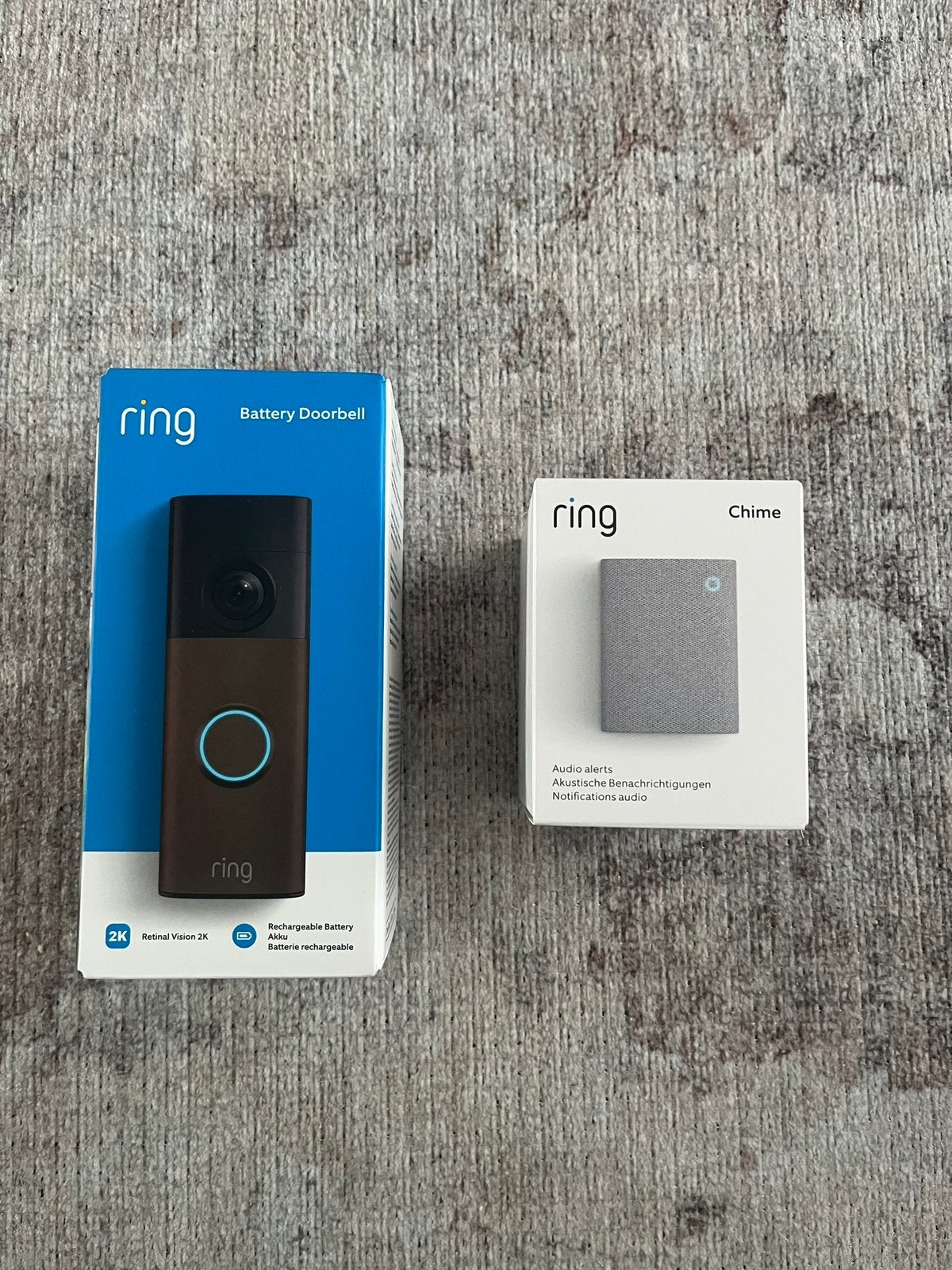 Ring Doorbell 2K + Chime 3 – Nieuw en geseald met factuur, Ophalen of Verzenden, Ingebouwde camera, Nieuw, Draadloos