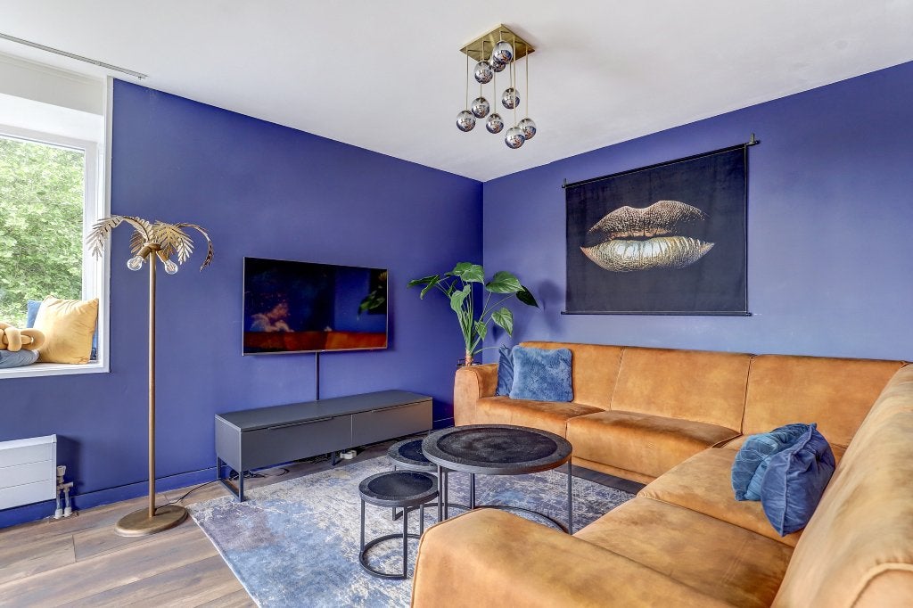 TV meubel, Huis en Inrichting, Gebruikt, 100 tot 150 cm, Modern, Industrieel, Minder dan 100 cm