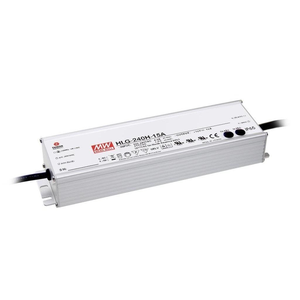 LED voeding / driver 24V 10A DC dimbaar 1-10V IP67  Mean We, Verzenden, Nieuw