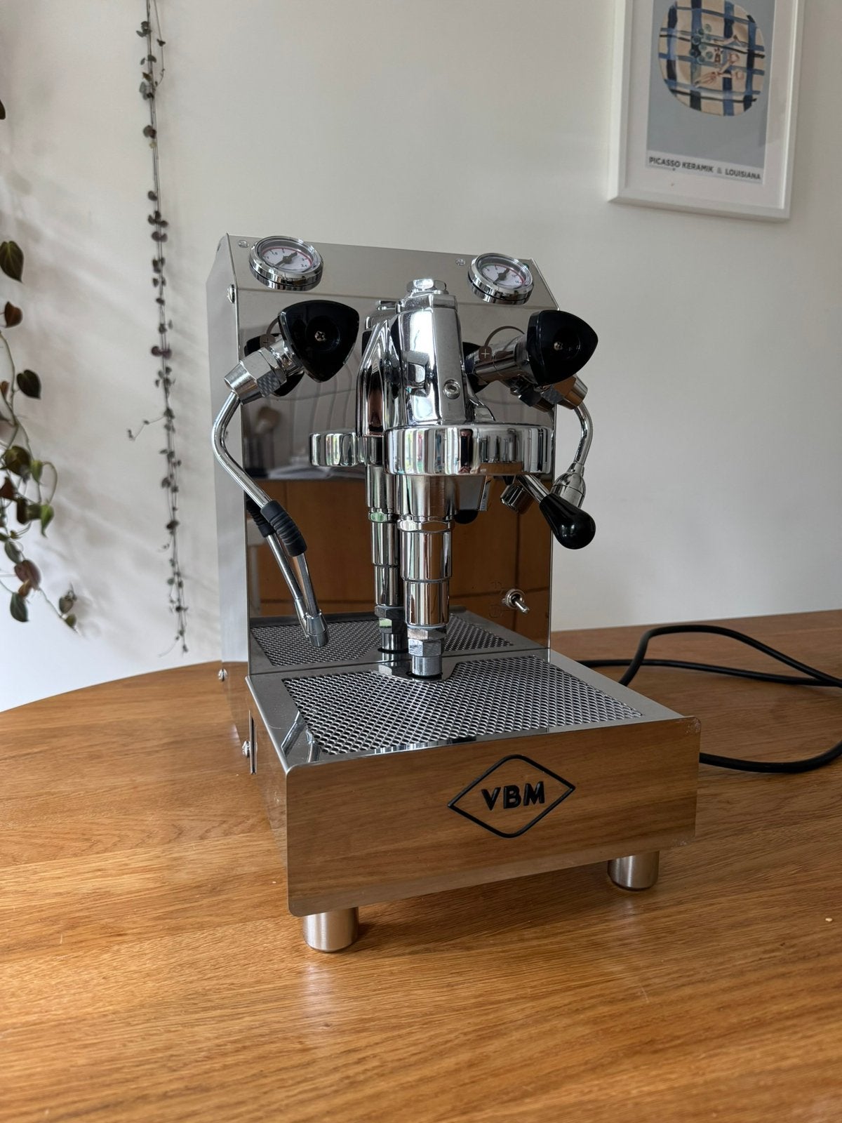 VBM Vibiemme Domobar Junior HX - dubbele boiler, Ophalen, Espresso apparaat, Zo goed als nieuw, 2 tot 4 kopjes