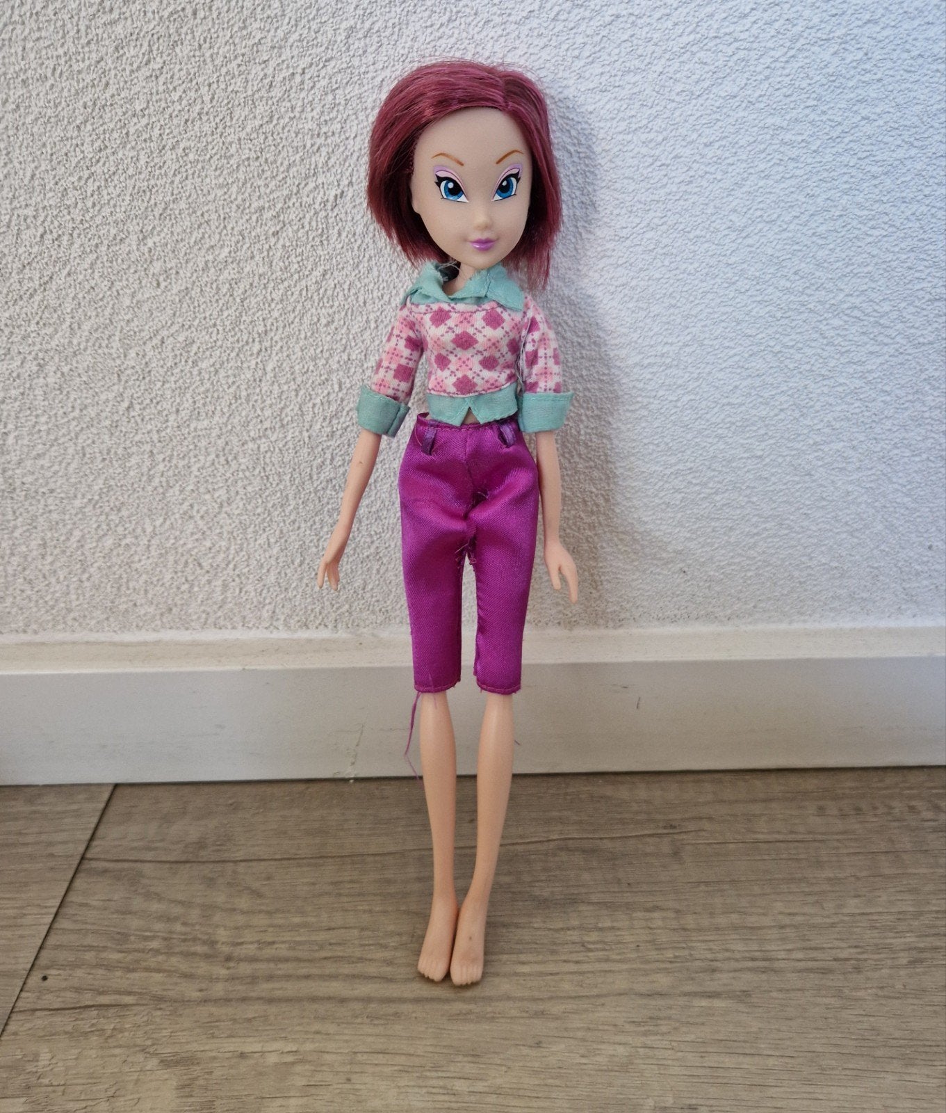 Winx club tecna pop city girl rainbow barbie fee, Ophalen of Verzenden, Zo goed als nieuw, Barbie