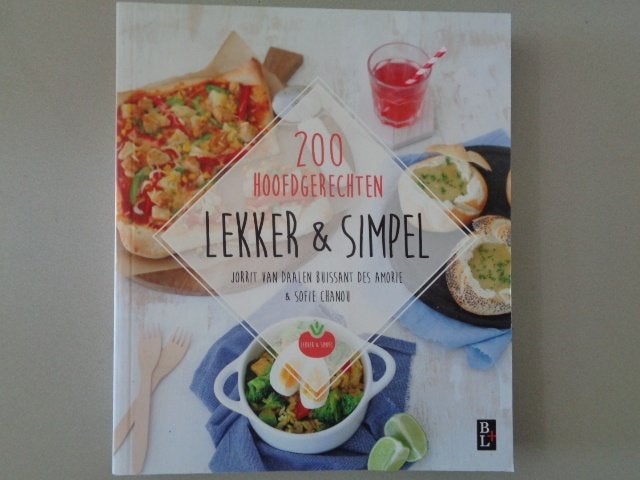 Lekker & Simpel - 200 Hoofdgerechten - Jorrit & Sofie, Boeken, Kookboeken, Zo goed als nieuw, Hoofdgerechten, Nederland en België