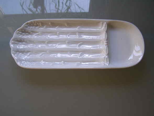 Asperge schaaltje, Ophalen of Verzenden, Overige stijlen, Porselein, Schaal of Schalen