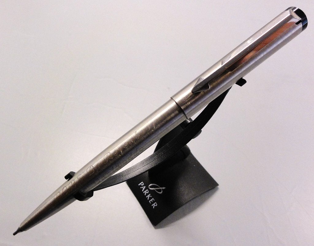 PARKER VECTOR VULPOTLOOD met reclame, Verzamelen, Pennenverzamelingen, Gebruikt, Vulpotlood, Parker, Ophalen of Verzenden
