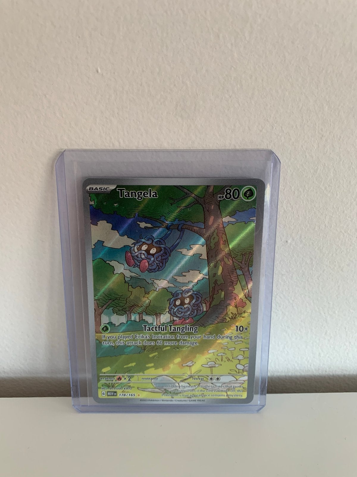 Tangela 178/165 - Pokémon Kaart - Scarlet & Violet Full Art, Ophalen of Verzenden, Zo goed als nieuw, Losse kaart