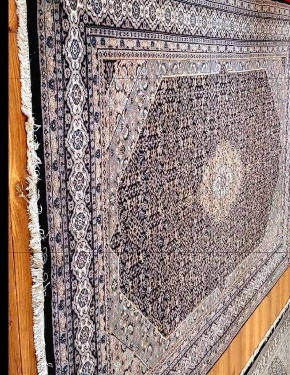 Mooi origineel Perzisch tapijt handgeknoopt ,Bieden,, Huis en Inrichting, Stoffering | Tapijten en Kleden, Gebruikt, Grijs, 200 cm of meer