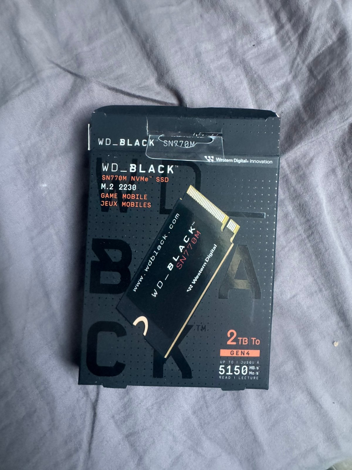 WD Black SN770M 2TB M.2 2230 NVMe SSD – originele doos, Ophalen, Nieuw