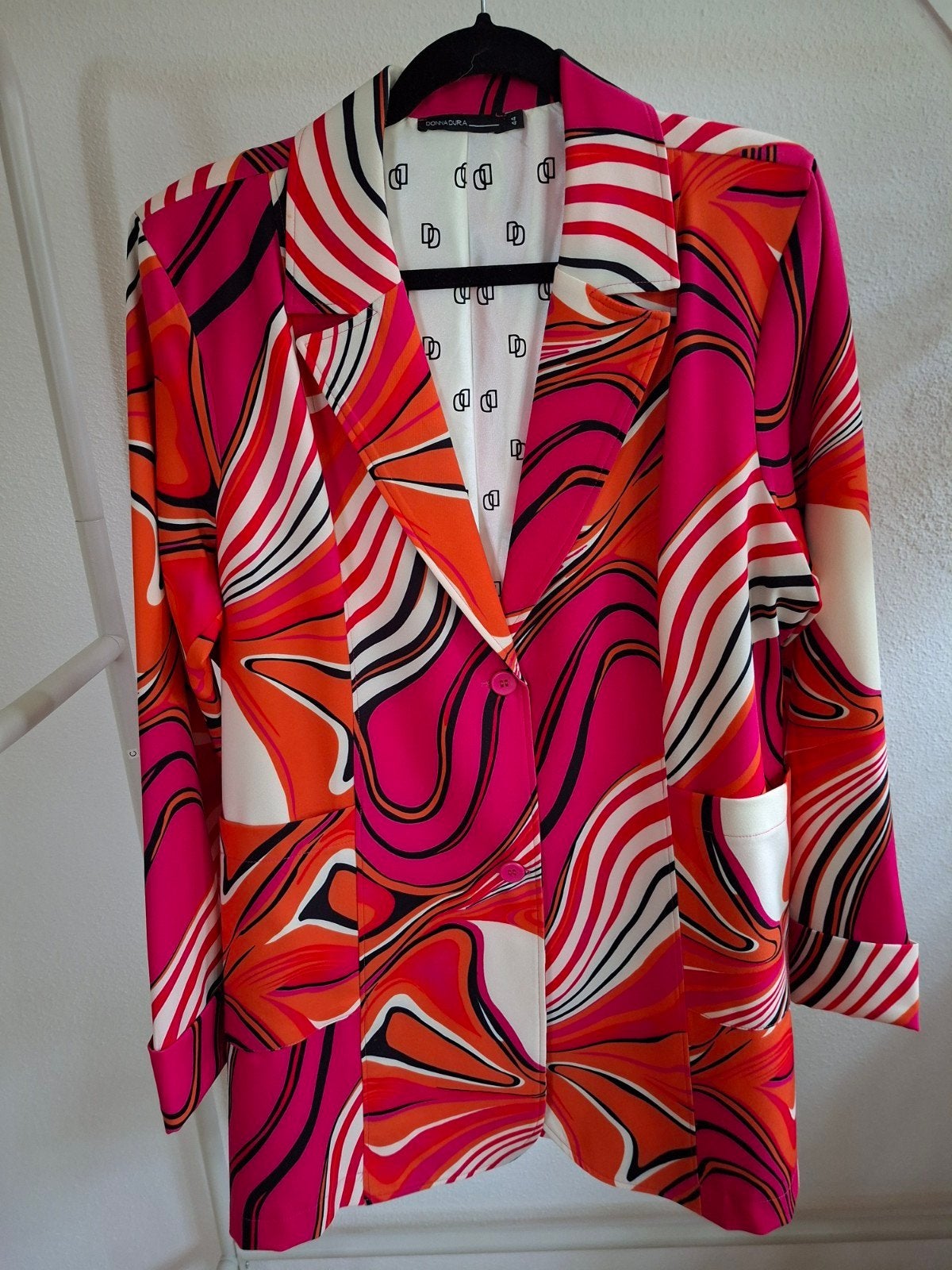 Donna Dura Jasje / Blazer Maat 44 - Kleurrijk en Stijlvol, Meerkleurig, Maat 42/44 (L), Donna Dura, Ophalen of Verzenden
