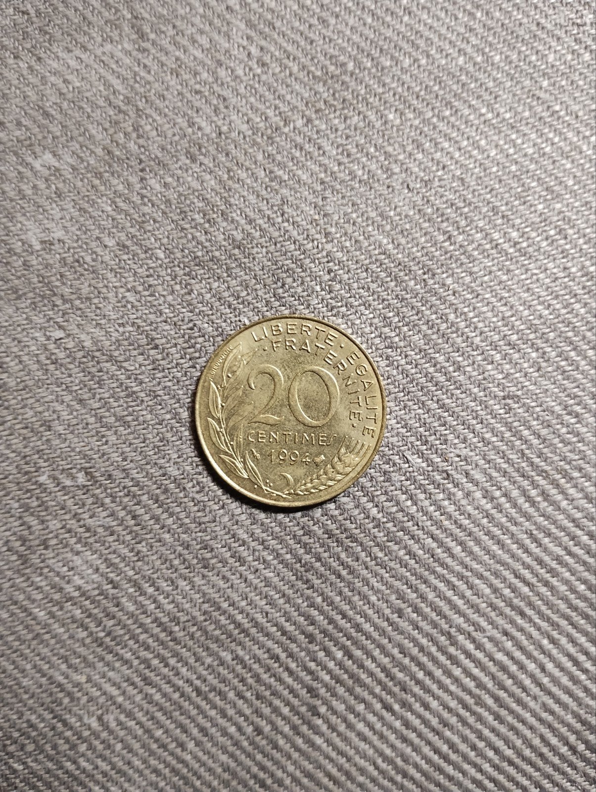 20 Centimes Frankrijk 1994 (M-0311), Verzenden, Frankrijk, Losse munt