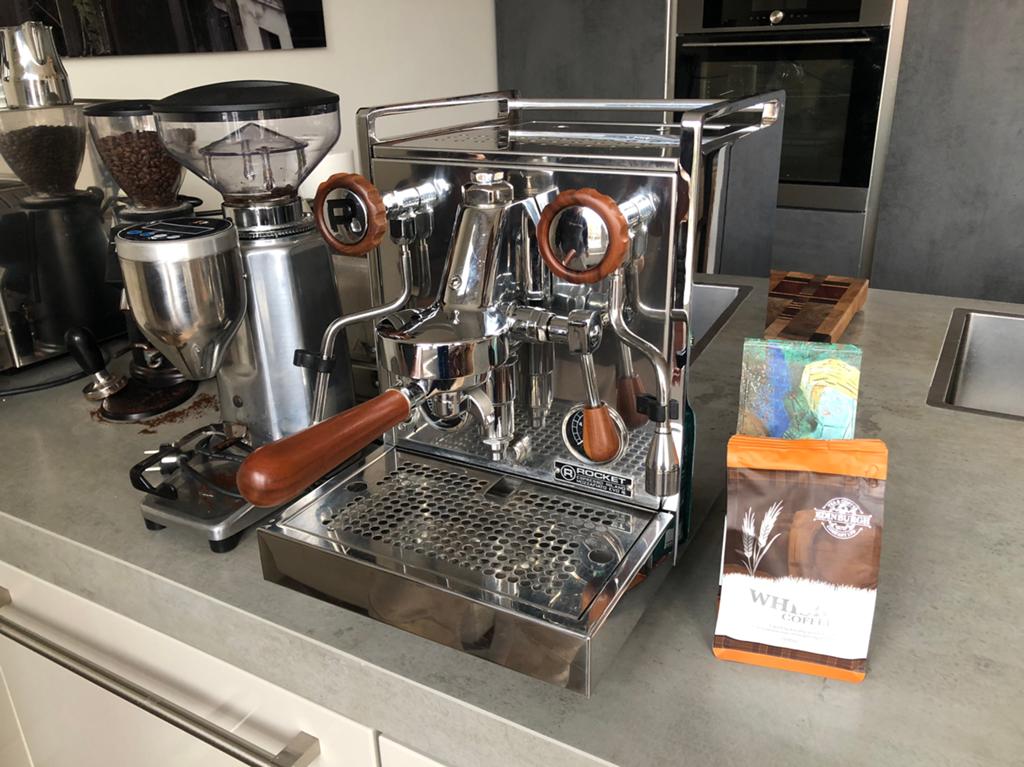 Rocket Mozzafiato Evo R Cronometro Quamar, Ophalen, Zo goed als nieuw, Espresso apparaat