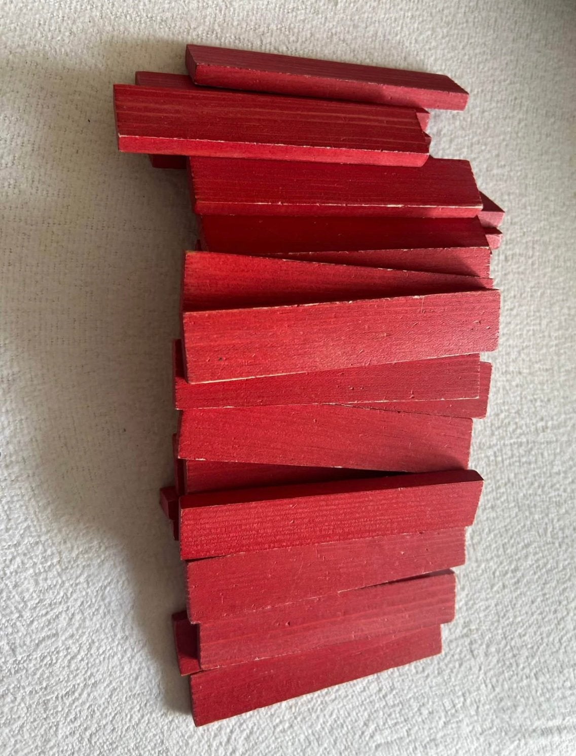 40 rode kapla blokjes, Ophalen, Zo goed als nieuw, Overige merken
