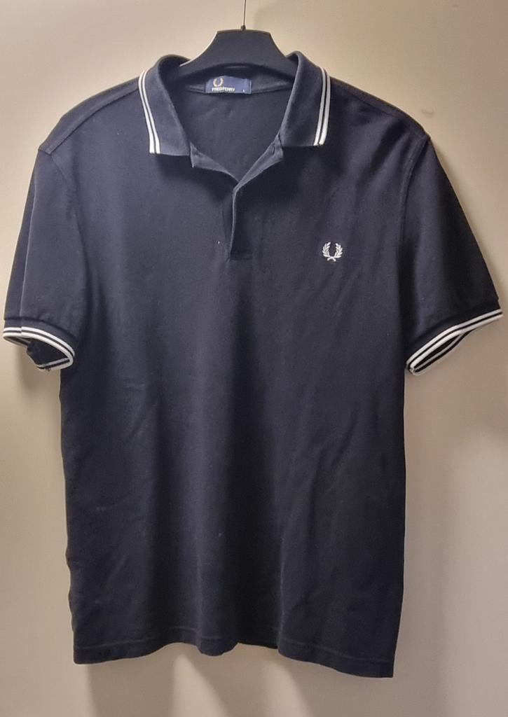 Fred Perry L, Maat 52/54 (L), Zwart, Ophalen of Verzenden, Fred Perry