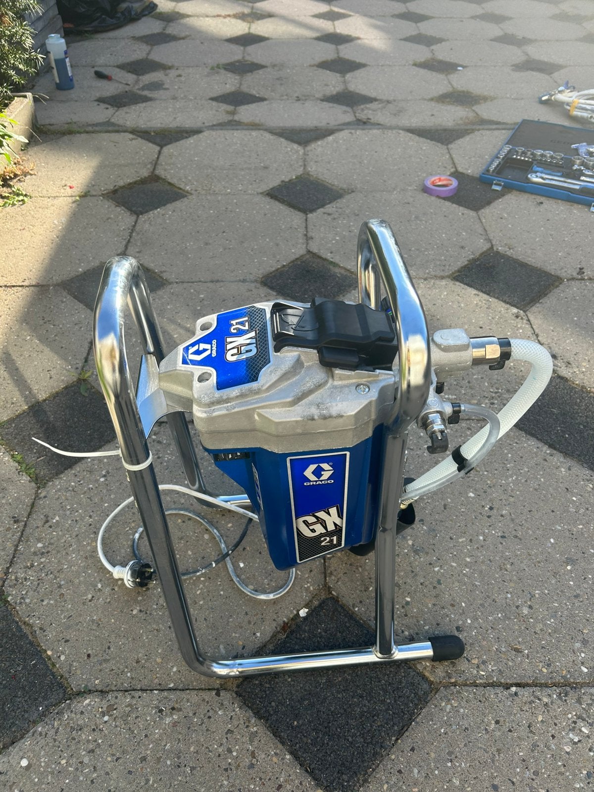 Graco GX21, Ophalen, Zo goed als nieuw, Verfspuit of Verfpomp