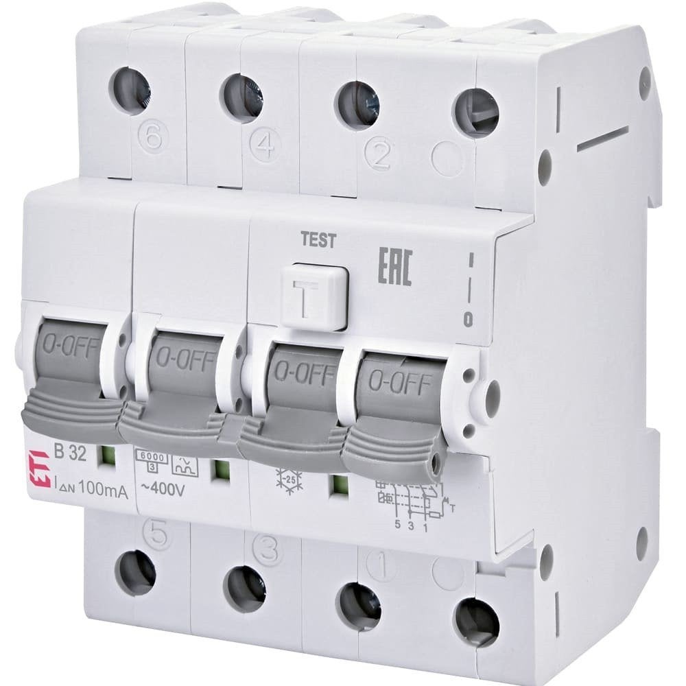 Aardlekautomaat C16A 3P+N 6kA 30mA, Verzenden, Nieuw
