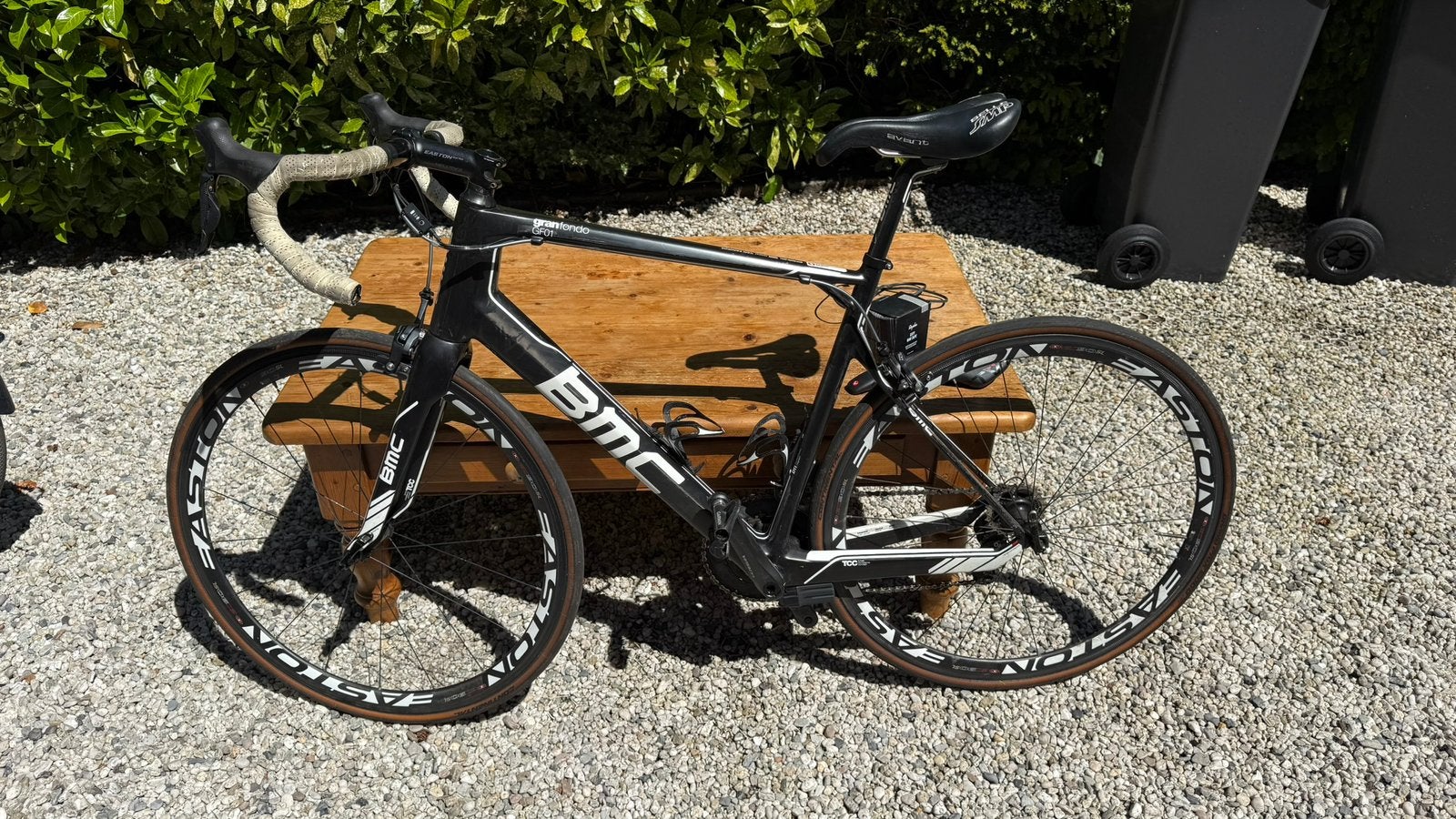 BMC GF01 carbon Ultegra Di2 maat 58 + 2 wielsets&Wahoo Kickr, 28 inch, Gebruikt, Velgrem, 15 tot 20 versnellingen
