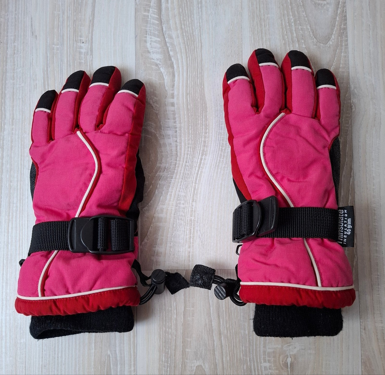 Roze Thinsulate skiwanten voor kinderen, Ophalen of Verzenden, Zo goed als nieuw, Maat 34 (XS) of kleiner, Overige typen