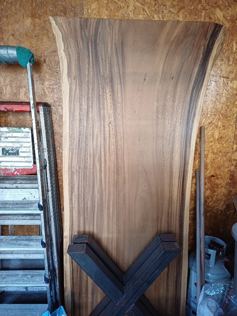 Suar boomstamtafel 200x110cm, Huis en Inrichting, Tafels | Eettafels, Ophalen, 100 tot 150 cm, 200 cm of meer, Zo goed als nieuw