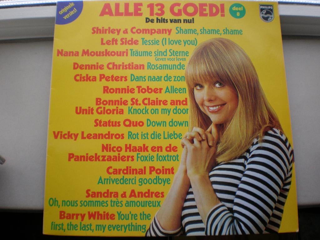 Alle 13 Goed deel 8, Cd's en Dvd's, Vinyl | Verzamelalbums, Gebruikt, Inclusief binnenhoes, Ophalen of Verzenden, 1970 - 1979