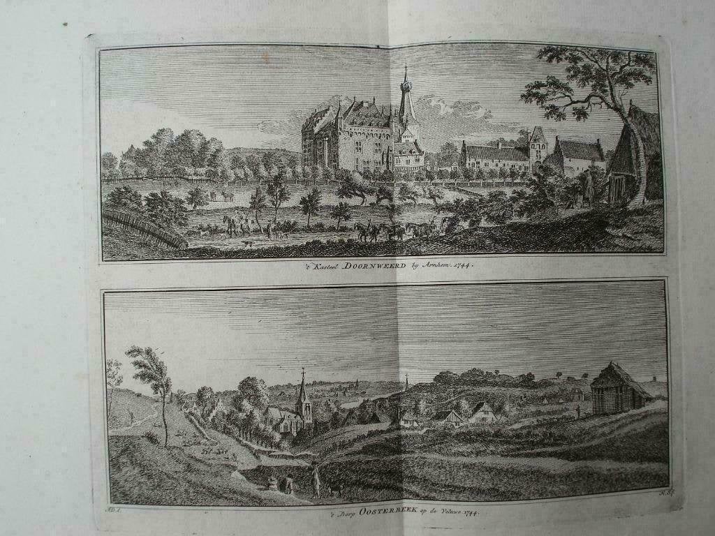 A 97-100 / Oosterbeek/ Doornweerd het Kasteel   Groot 1745, Ophalen of Verzenden