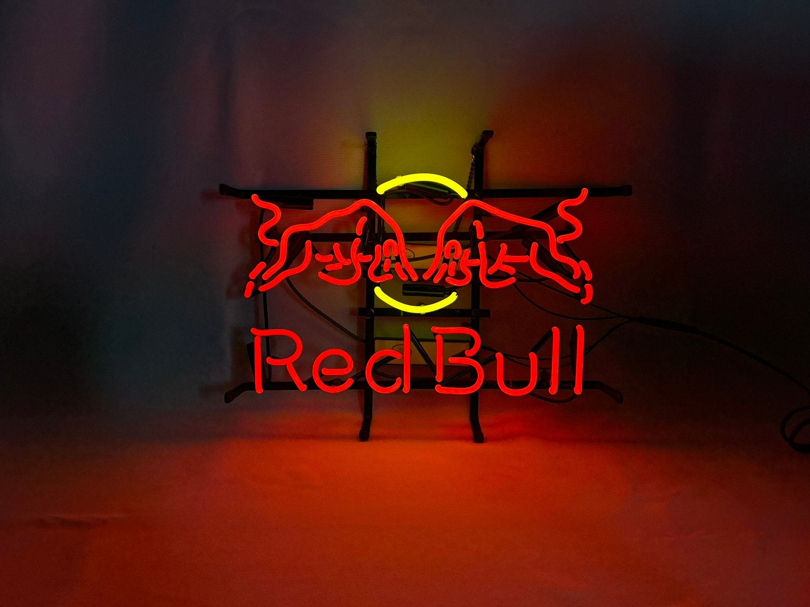 Red Bull glas neon lamp / lichtreclame, Verzamelen, Ophalen of Verzenden, Nieuw, Lichtbak of (neon) lamp