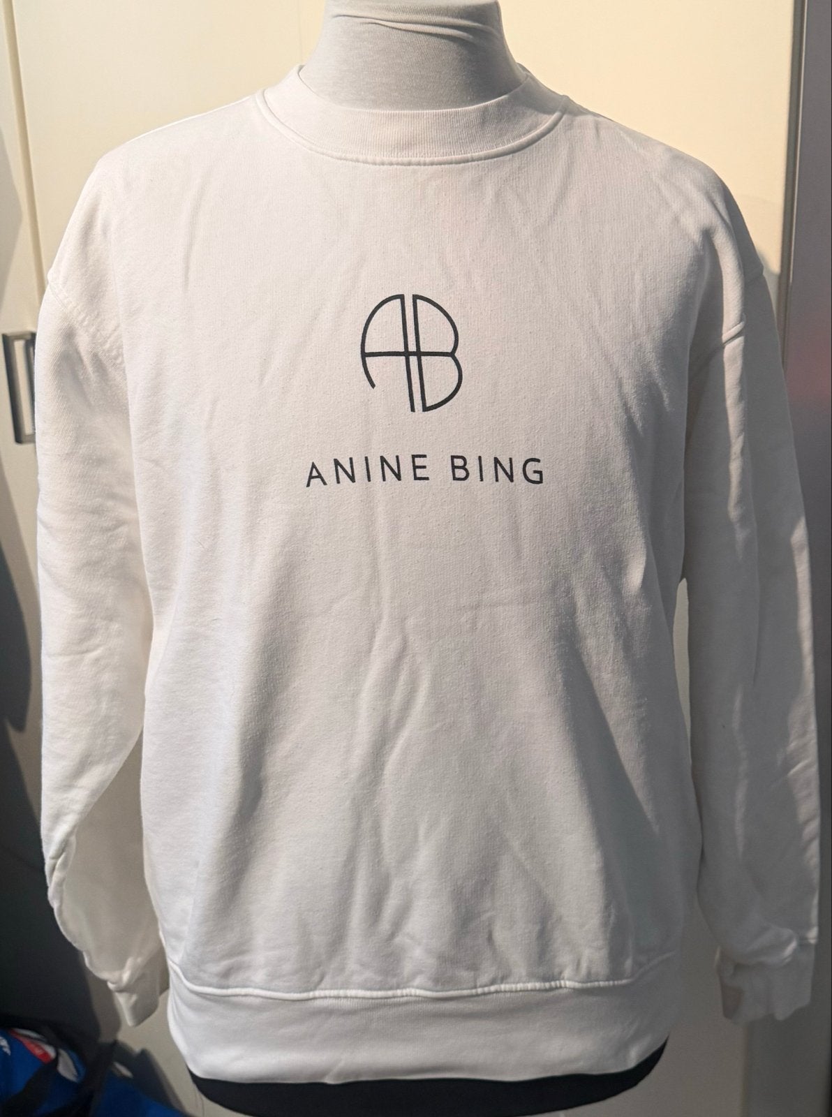 Anine Bing sweater wit maat M/M, Ophalen of Verzenden, Zo goed als nieuw, Maat 38/40 (M), Wit
