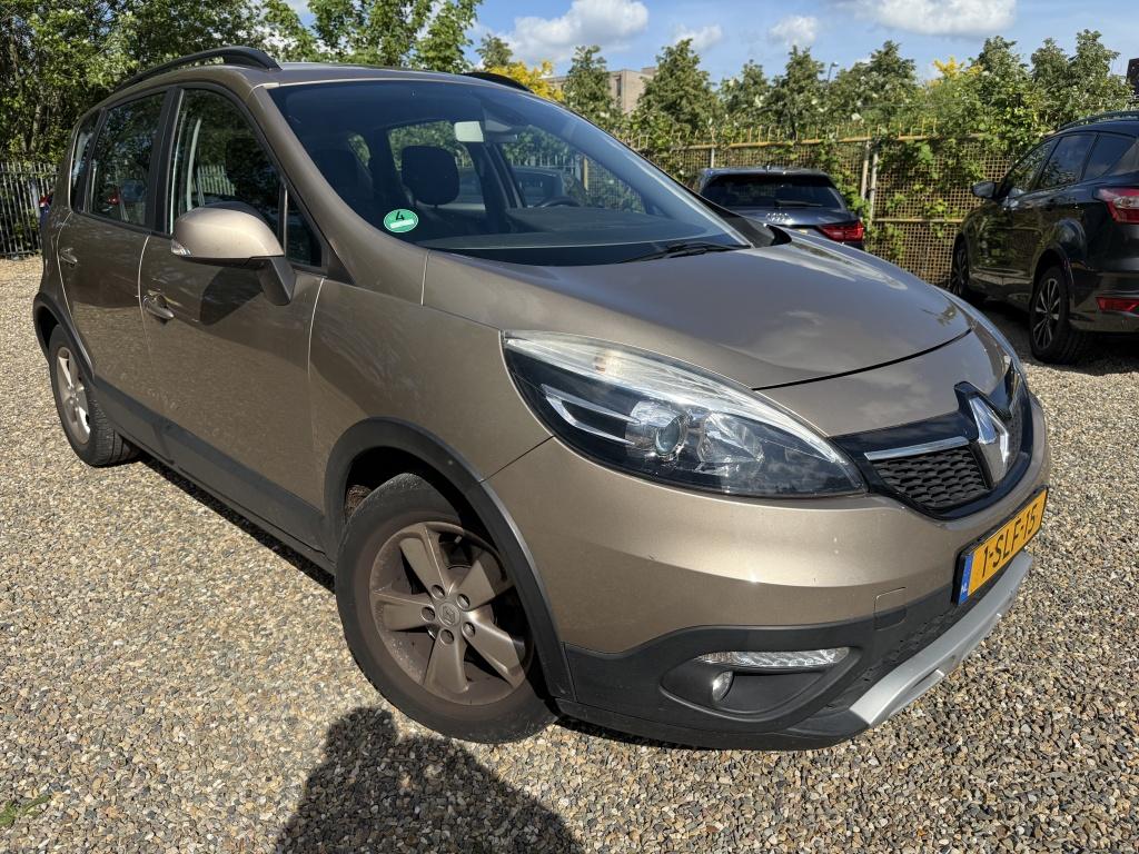 Renault Scénic Xmod 1.2 TCe Expression (bj 2013), Auto's, Renault, Euro 5, Gebruikt, 4 cilinders, Bruin