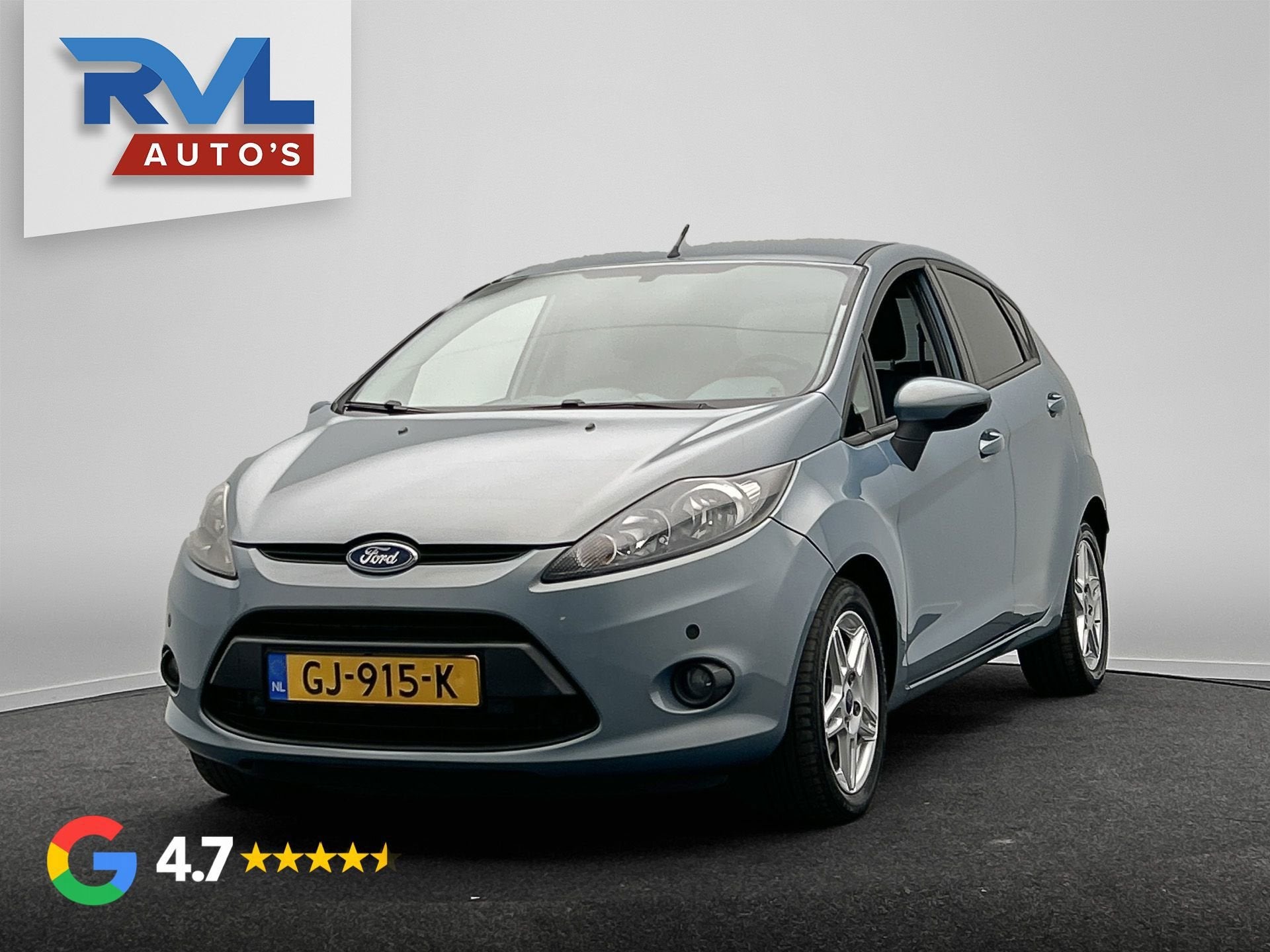 Ford Fiesta 1.4 Ghia Automaat | Lichtmetaal | Airco | Cruise, 4 cilinders, Grijs, Fiësta, 550 kg