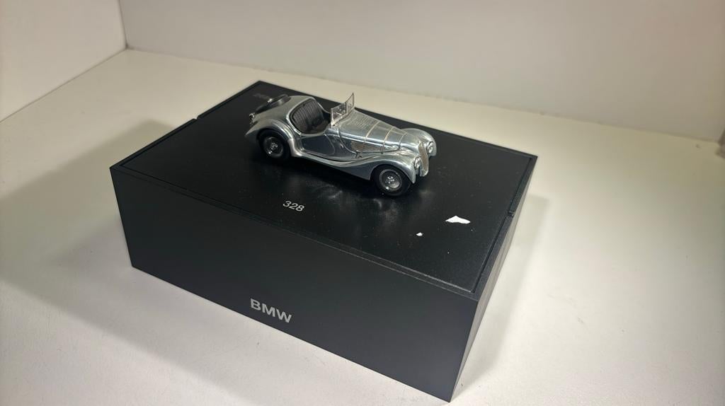 Bmw 328 chroom minichamps 1.43, Auto, Ophalen of Verzenden, MiniChamps, A