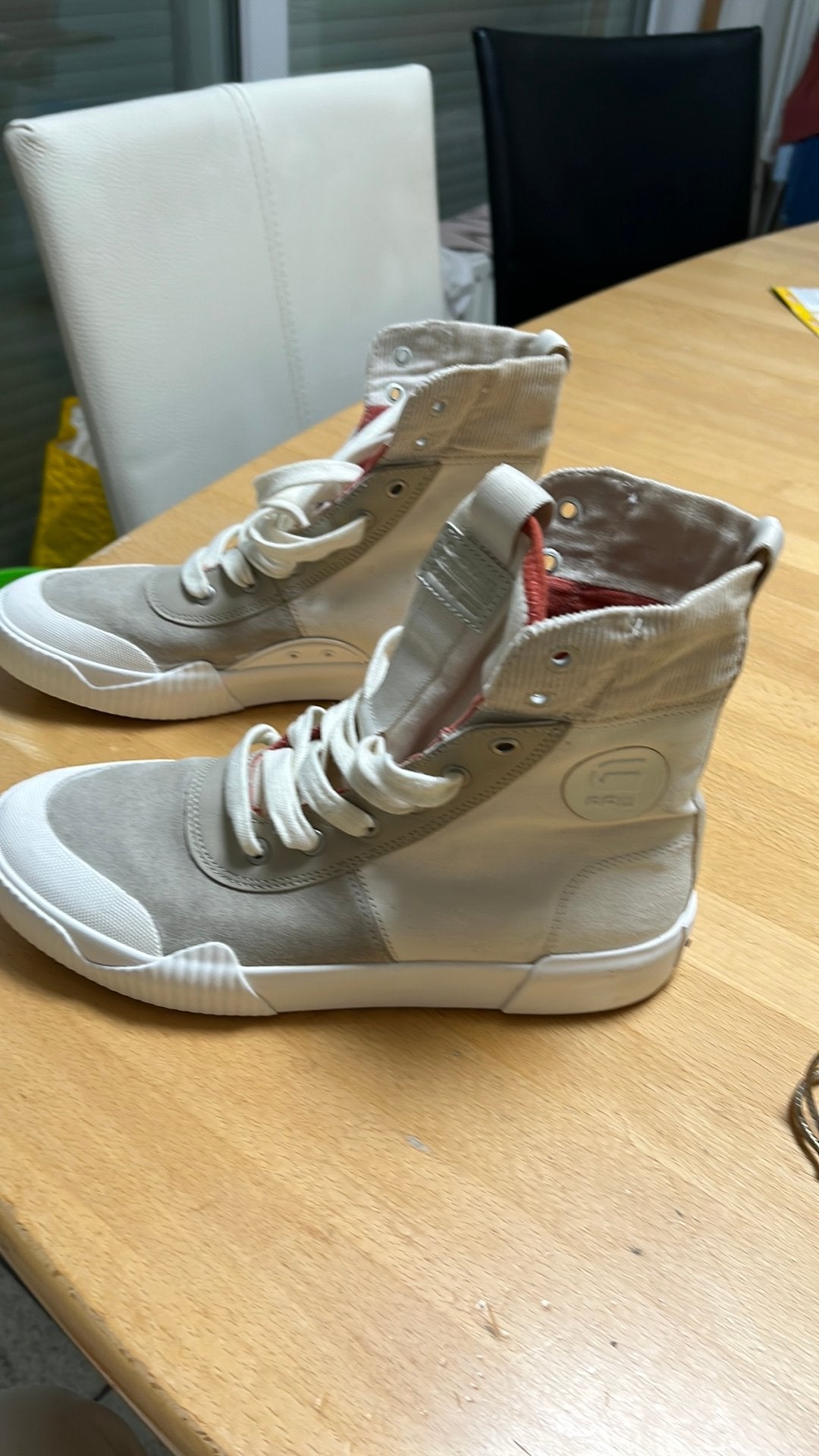 G star raw booties, Ophalen of Verzenden, Zo goed als nieuw, Beige