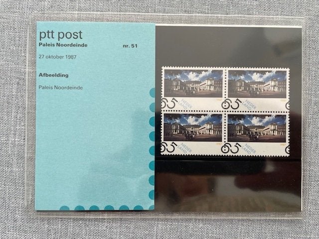 Postzegelmapje PZM51 - Paleis Noordeinde 1987 Postfris, Ophalen of Verzenden, Postfris, Koningshuis