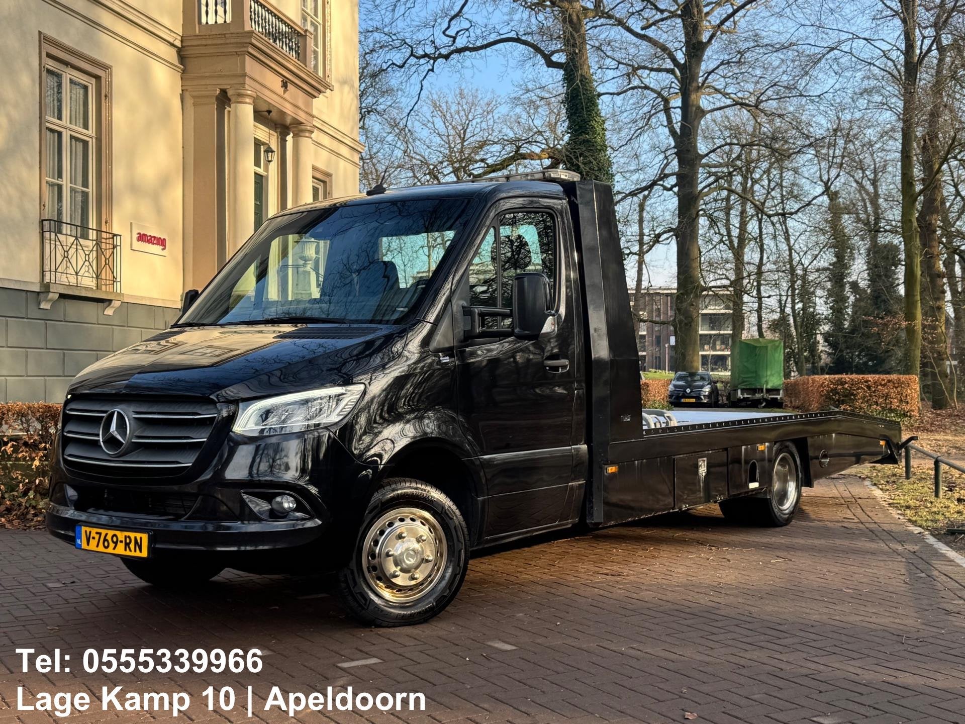 Mercedes-Benz Sprinter 519 3.0 CDI V6 Tijhof Luchtvering 1E-, Automaat, Achterwielaandrijving, Gebruikt, Euro 6