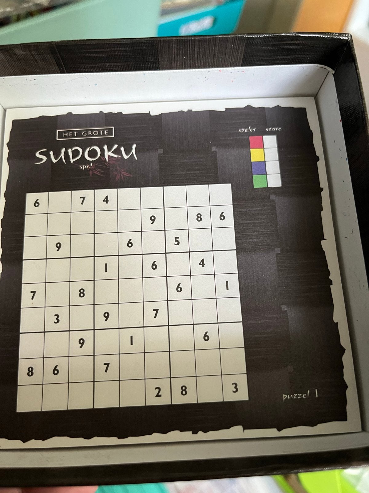 Het Grote Sudoku Spel - Compleet en in goede staat, Ophalen of Verzenden, Zo goed als nieuw, Overige typen