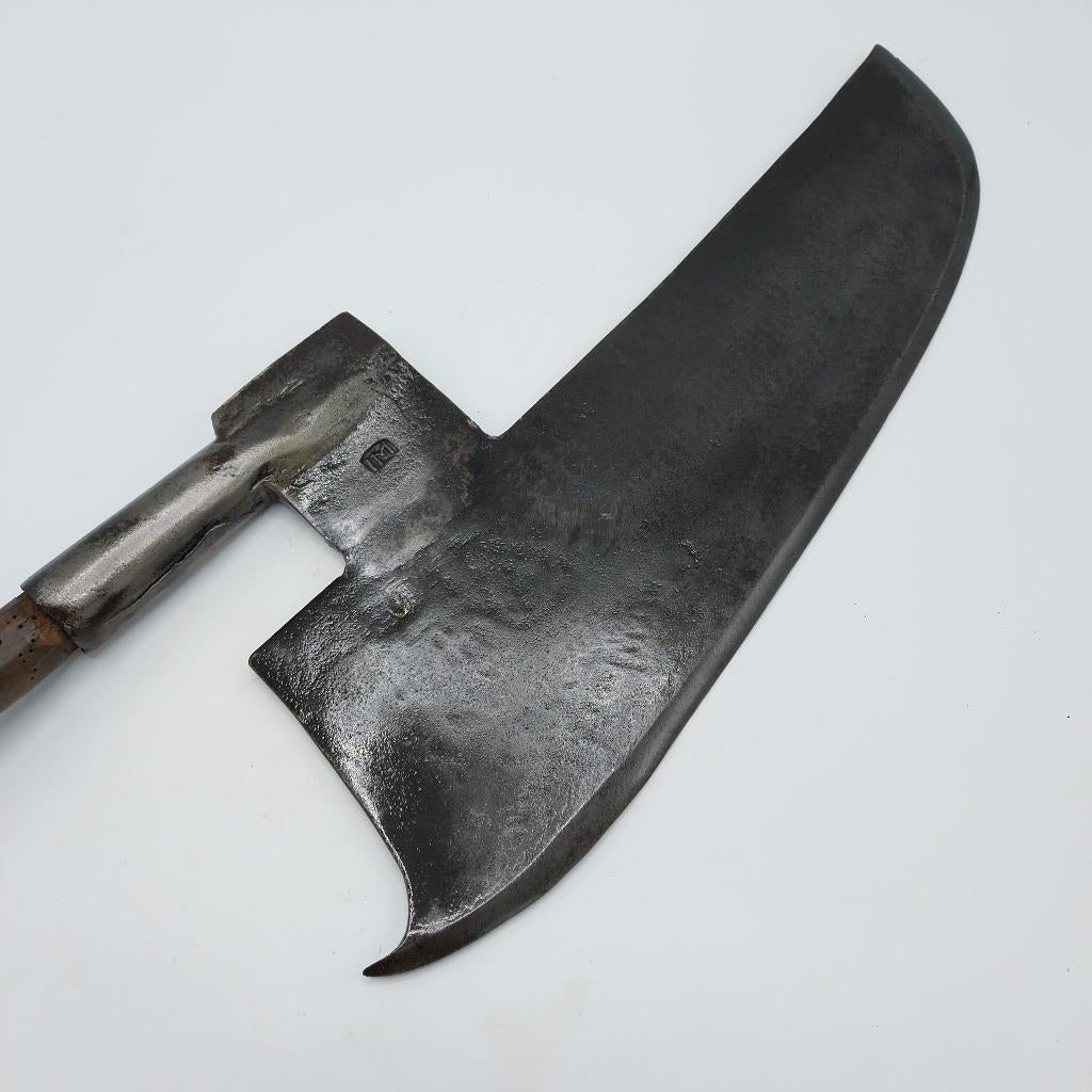 18e Eeuwse Oostenrijkse Rechtshandige Kantbijl (58073), Antiek en Kunst, Antiek | Gereedschap en Instrumenten, Ophalen of Verzenden